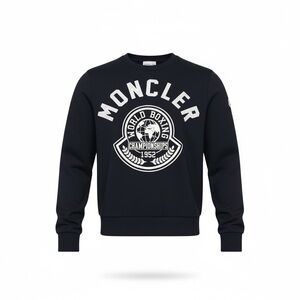 Boys World Boxing Navy Blue Moncler Sweatshirt (size 10)